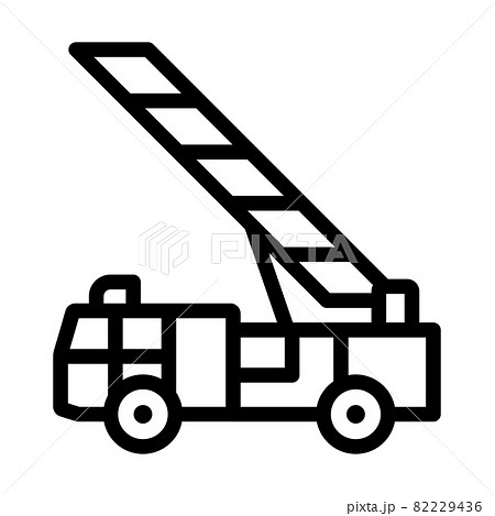 Fire Service Truck Icon 82229436