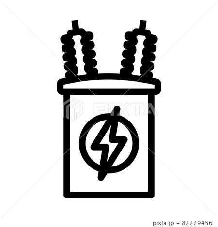 Electric Transformer Icon Electric Transformer Icon 82229456