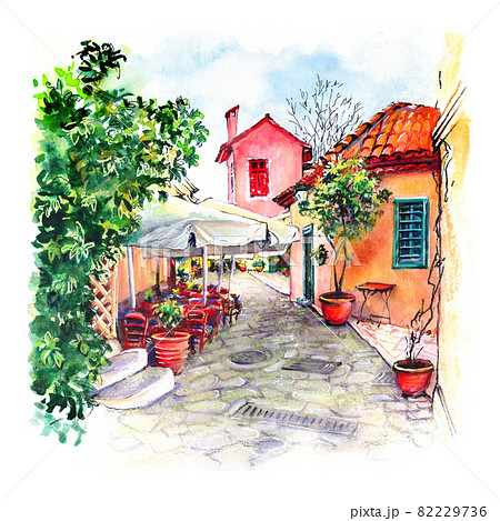 Famous Placa district in Athens, Greece Famous Placa district in Athens, Greece 82229736