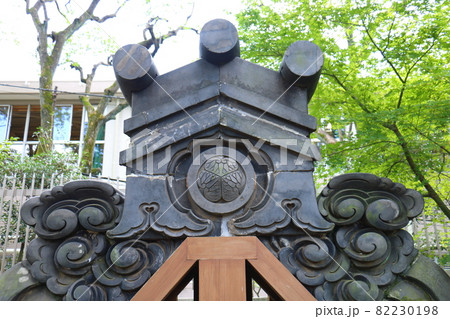 東叡山 寛永寺円頓院 根本中堂の鬼瓦　東京都台東区上野桜木一丁目　天海　徳川将軍家の祈祷所菩提寺 82230198