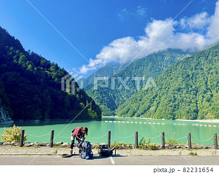 高瀬ダムのエメラルド 高瀬ダムのエメラルド 82231654