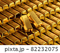 3d illustration of a gold bars. 82232075