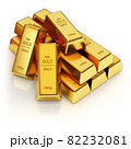 3d illustration of a gold bars. 82232081