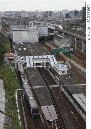 田端駅付近を行く、引退間際の上越新幹線E4系 82233669