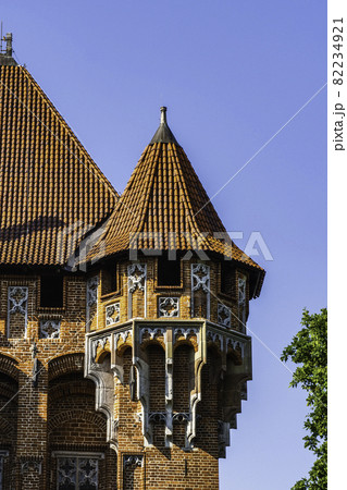 Medieval Gothic Castle Complex Architecture of Malbork Castle, Poland Medieval Gothic Castle Complex Architecture of Malbork Castle, Poland 82234921