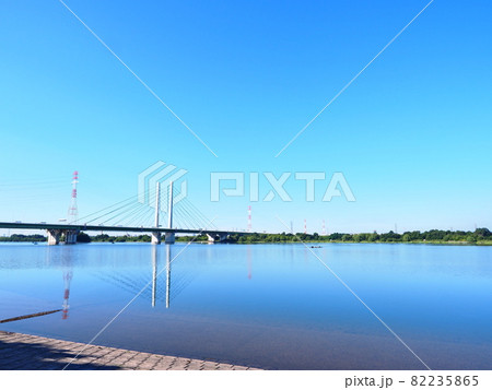 荒川河川敷から見た景色 82235865