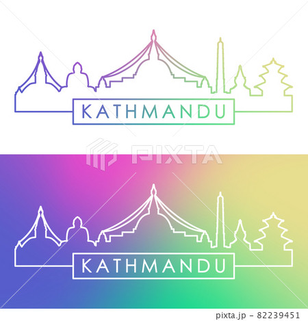 Kathmandu skyline.  82239451