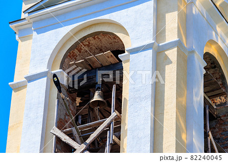 Close-up of the orthodox church bell Close-up of the orthodox church bell 82240045