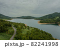 群馬県　野反湖　自然　ドローン　空撮　広告　素材　 SNS　日本　 82241998