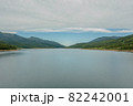 群馬県　野反湖　自然　ドローン　空撮　広告　素材　 SNS　日本　 82242001