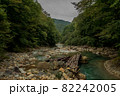群馬県　野反湖　自然　ドローン　空撮　広告　素材　 SNS　日本　 82242005