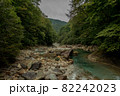 群馬県　野反湖　自然　ドローン　空撮　広告　素材　 SNS　日本　 82242023