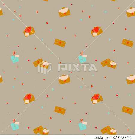 Seamless vintage pattern for valentine s day. Seamless vintage pattern for valentine s day. 82242310