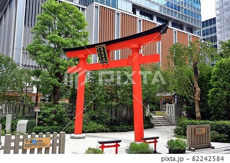 東京 日本橋室町の都市風景 福徳神社 東京 日本橋室町の都市風景 福徳神社 82242584