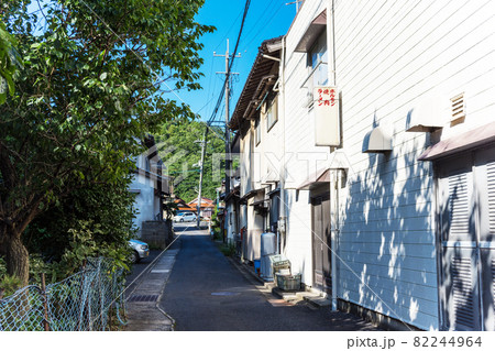 島根半島 四十二浦 恵曇浦の古い町並み 島根半島 四十二浦 恵曇浦の古い町並み 82244964