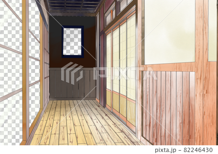 Japanese house corridor Japanese house corridor 82246430