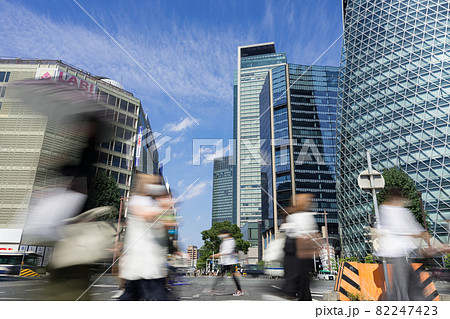名古屋市 中区 名古屋駅前 笹島交差点の賑わい 名古屋市 中区 名古屋駅前 笹島交差点の賑わい 82247423