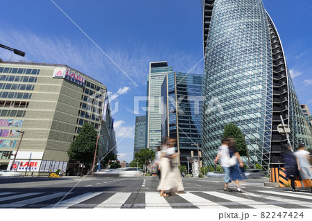 名古屋市 中区 名古屋駅前 笹島交差点の賑わい 名古屋市 中区 名古屋駅前 笹島交差点の賑わい 82247424