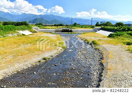 平成橋/夜間瀬川より上流方面を望む(長野県中野市)【2021.9】 平成橋/夜間瀬川より上流方面を望む(長野県中野市)【2021.9】 82248222