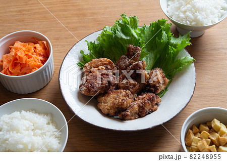 からあげ定食 82248955