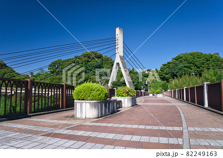 青空と旧秩父橋の風景・あの花《秩父市》 青空と旧秩父橋の風景・あの花《秩父市》 82249163