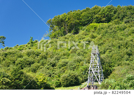 森の中に建つ龍勢櫓・あの花《秩父市》 82249504