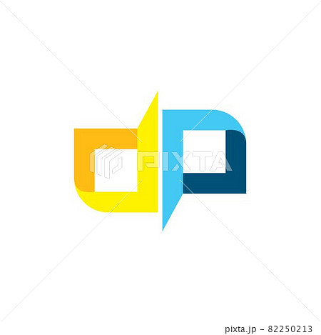 dp letter  icon illustration vector design 82250213