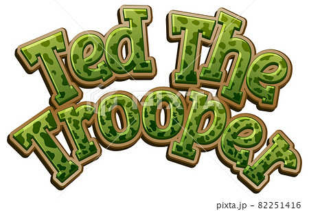 Ted The Trooper logo text design Ted The Trooper logo text design 82251416