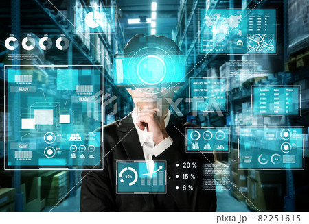 Future virtual reality technology for innovative VR warehouse management 82251615