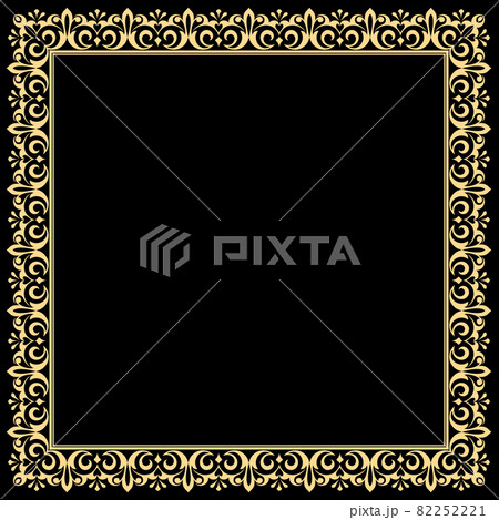Decorative frame Elegant element for design  82252221
