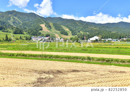 戸狩温泉スキー場方面を望む(長野県飯山市)【2021.9】 戸狩温泉スキー場方面を望む(長野県飯山市)【2021.9】 82252850
