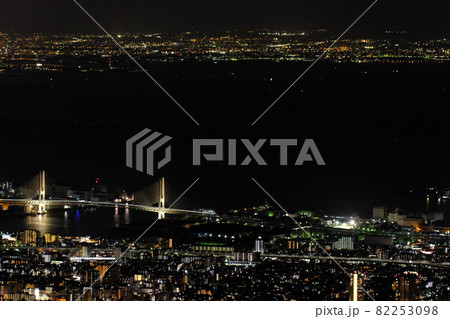 六甲ケーブル天覧台（1000万ドルの夜景）4 82253098
