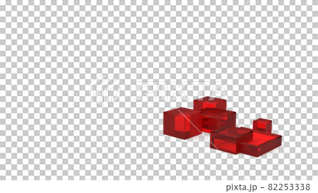 There is a text space on the cover for presentations such as Red Cube CG PowerPoint 82253338