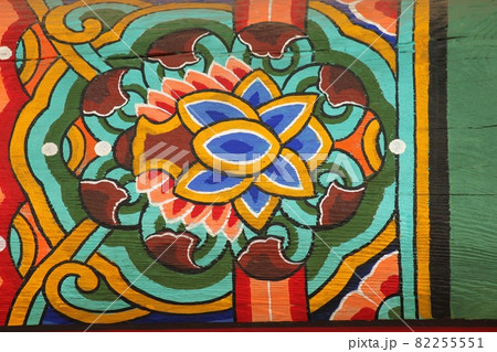 韓国ソウルの建造物の模様 韓国ソウルの建造物の模様 82255551