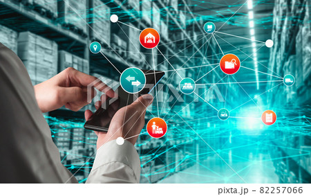 Smart warehouse management system with innovative internet of things technology Smart warehouse management system with innovative internet of things technology 82257066