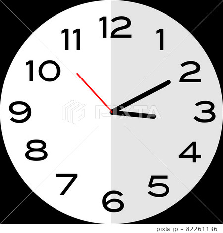 10 minutes past 3 o'clock analog clock icon 10 minutes past 3 o'clock analog clock icon 82261136