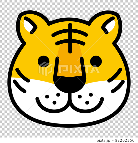 tiger face cartoon