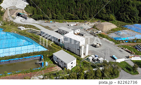 北海道新幹線立岩トンネルの工事現場(2021年9月撮影) 北海道新幹線立岩トンネルの工事現場(2021年9月撮影) 82262736