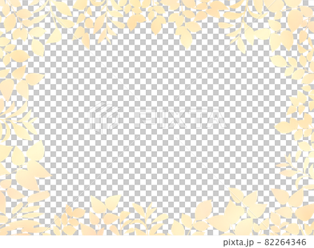 Natural frame of leaves 82264346