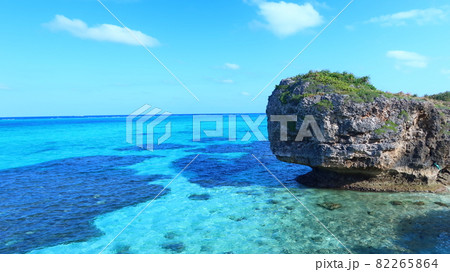 池間島のビーチ、フナクス 82265864