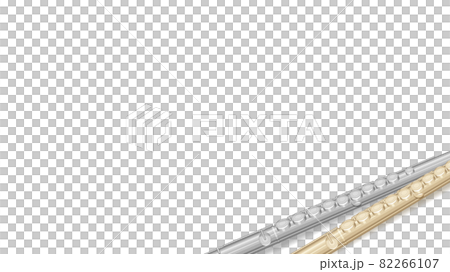 フルートのイラスト_フレーム_影 82266107