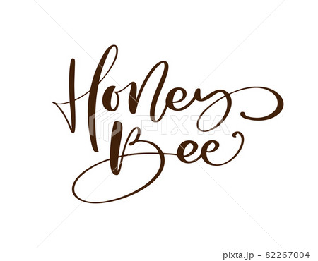 Honey Calligraphy Photos and Images