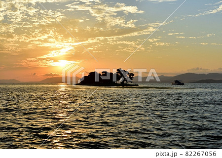 宍道湖の夕日 82267056
