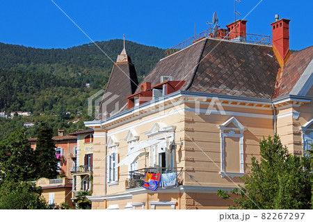 Lovran, old architecture, Adriatic coast, Kvarner bay, city details, Croatia Lovran, old architecture, Adriatic coast, Kvarner bay, city details, Croatia 82267297