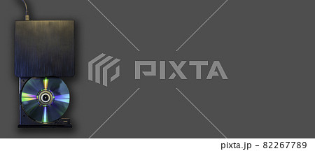 Compact stylish video player or recorder for CD...の写真素材 [82267789] - PIXTA