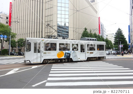 札幌市電(路面電車)札幌市中央区交差点 札幌市電(路面電車)札幌市中央区交差点 82270711