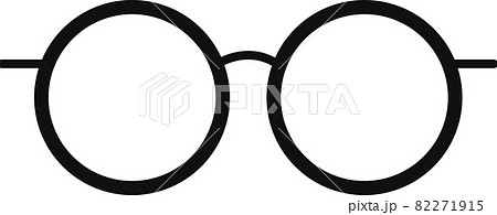 round glasses clipart
