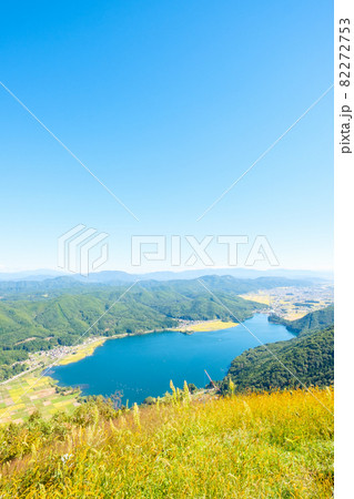 小熊山から木崎湖の眺め(9月) 小熊山から木崎湖の眺め(9月) 82272753