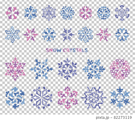 Snowflake illustration material Snowflake illustration material 82273119