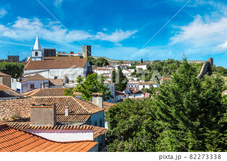 Panoramic view of Obidos 82273338